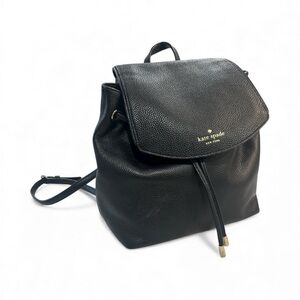 Kate Spade Mulberry Street Small Breezy Black Pebbled Leather Backpack
